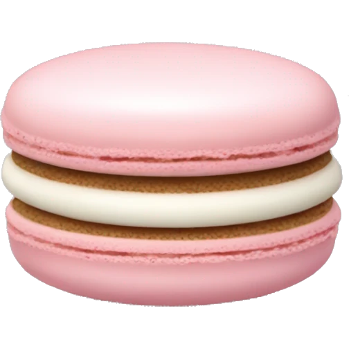 pale pink macaron emoji