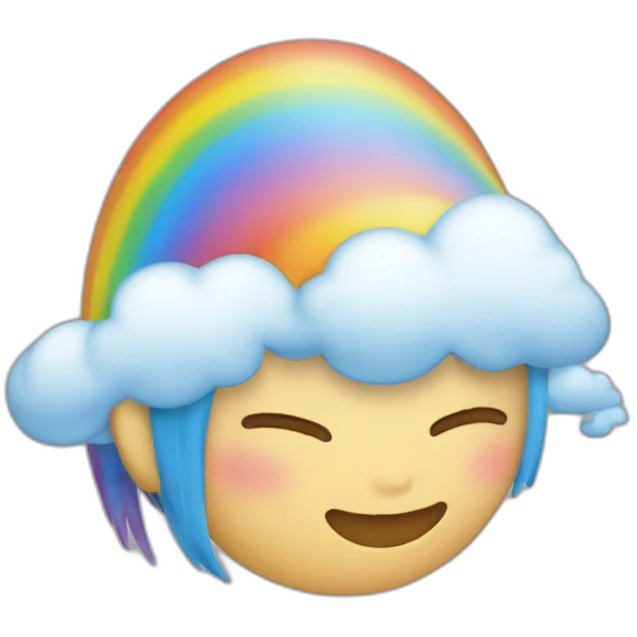 Arc-en-ciel emoji