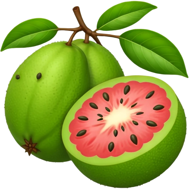 Guava fruit emoji