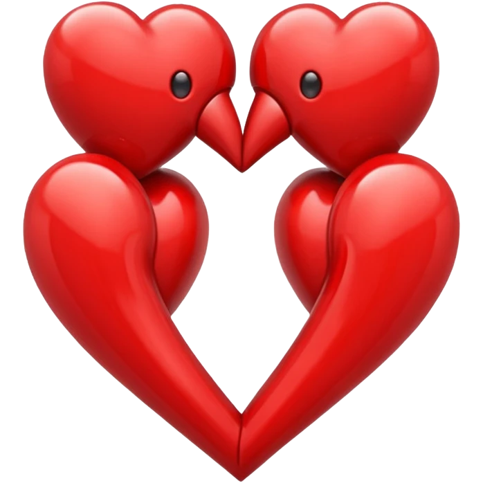 two hearts intertwined emoji