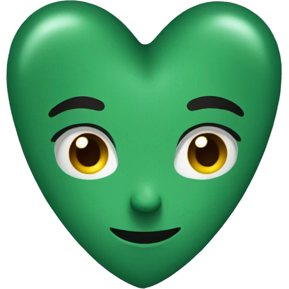 Sagegreen heart emoji