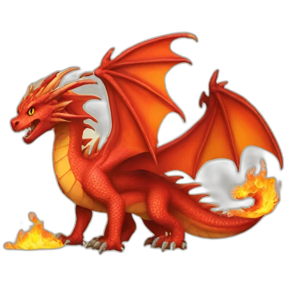 fire dragon emoji