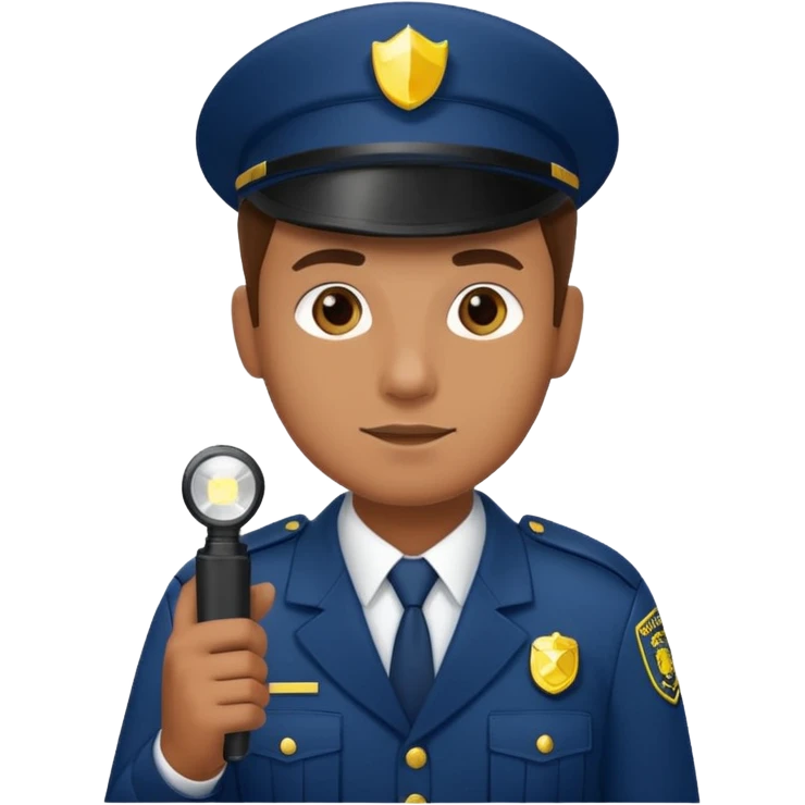 Security Guard with Flashlight right emoji