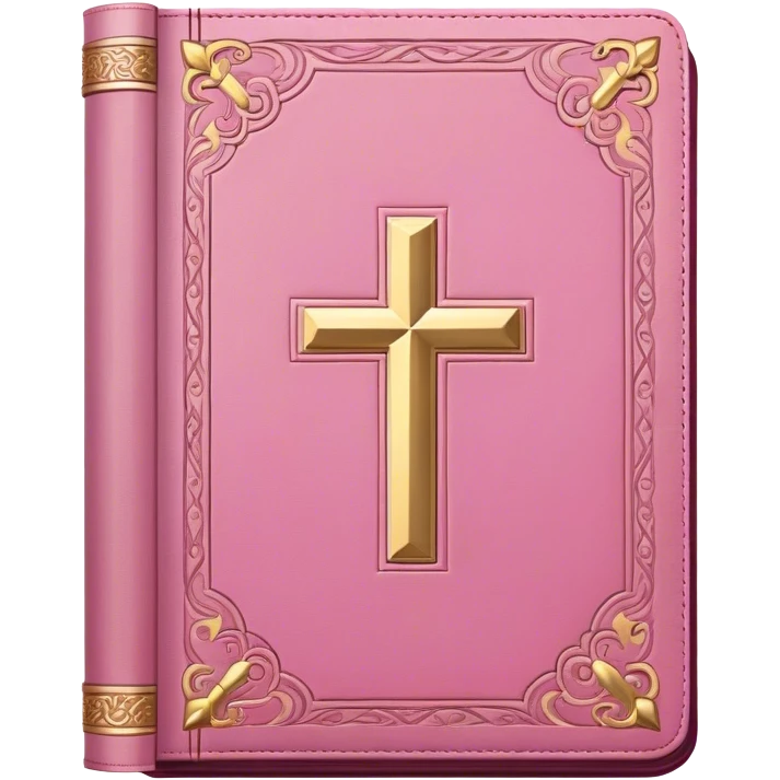 Pink bible emoji