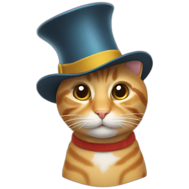 Cat in hat emoji