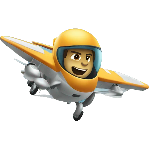 Pilot fly through skyscraper emoji