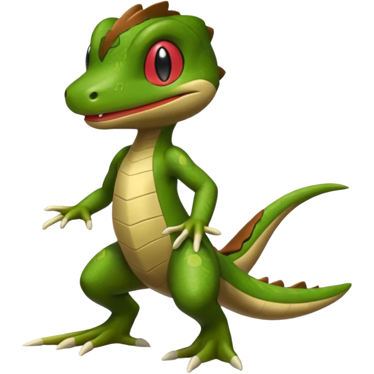 Nuzleaf-Treecko-Axew-fusion emoji