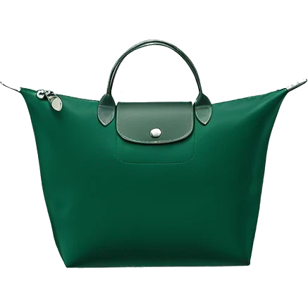 Longchamp dark green without strap  emoji