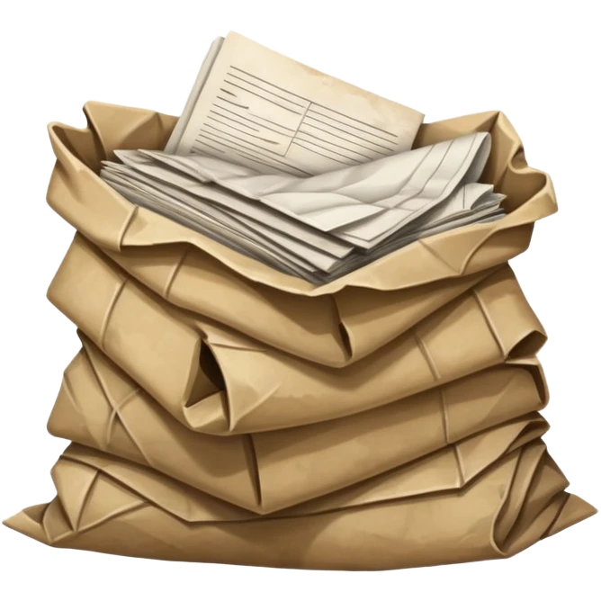 Files in a bin emoji