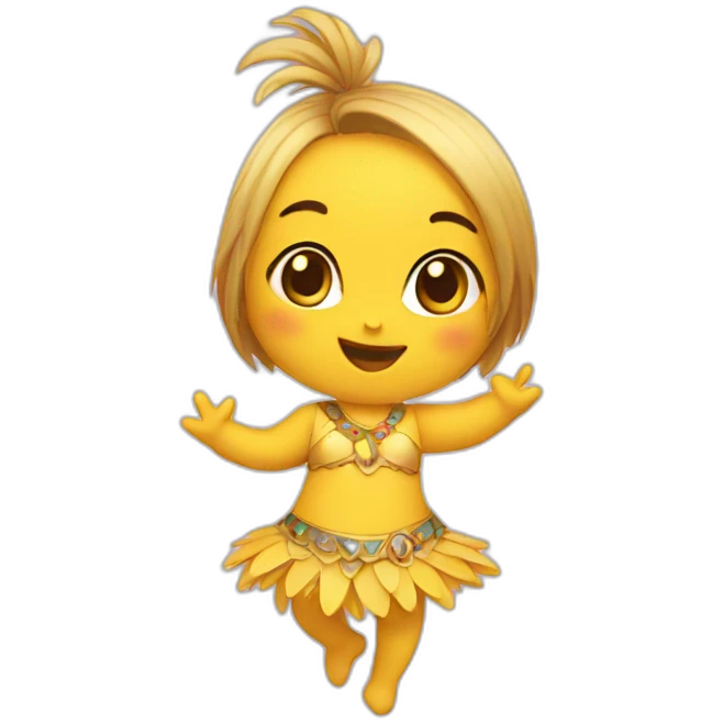 Chick doing the halay dance emoji