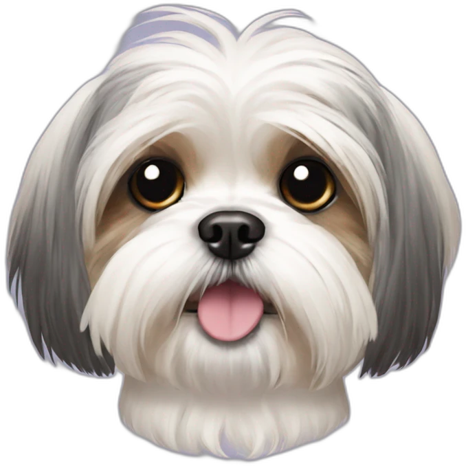 maltese shih tzu emoji