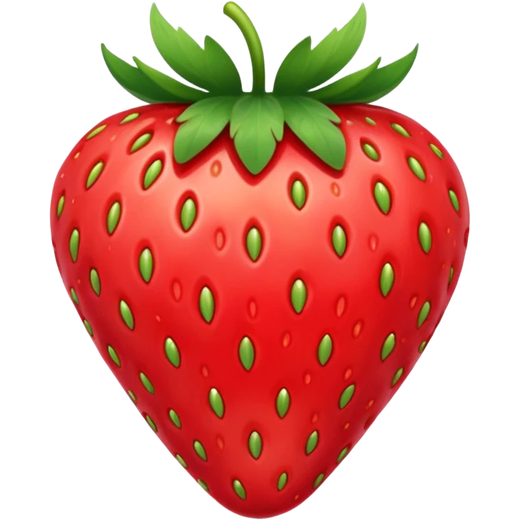 A single strawberry emoji