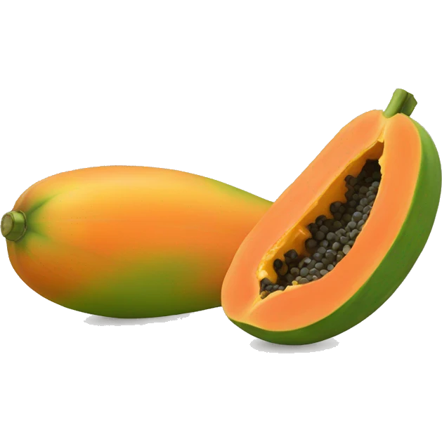 Papaya emoji