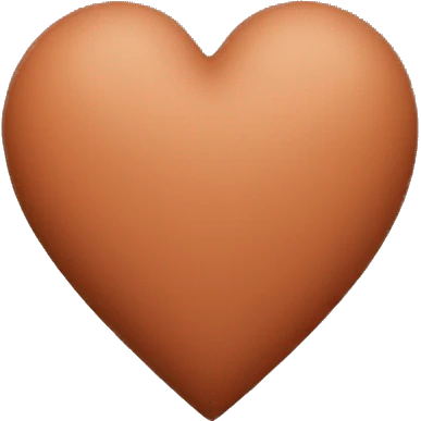 dark terra cotta heart emoji