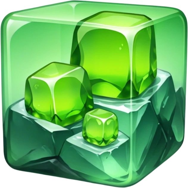 Chartreuse on the rocks emoji