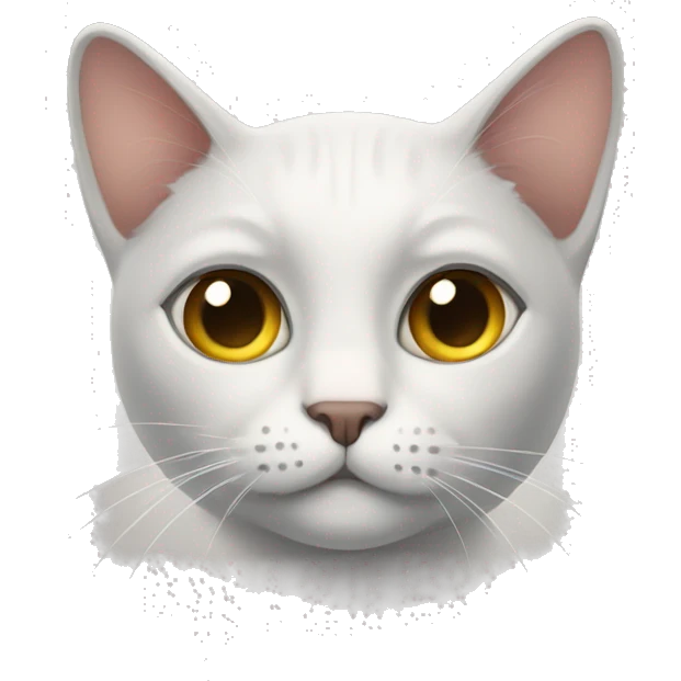 A cat side eyeing someone emoji