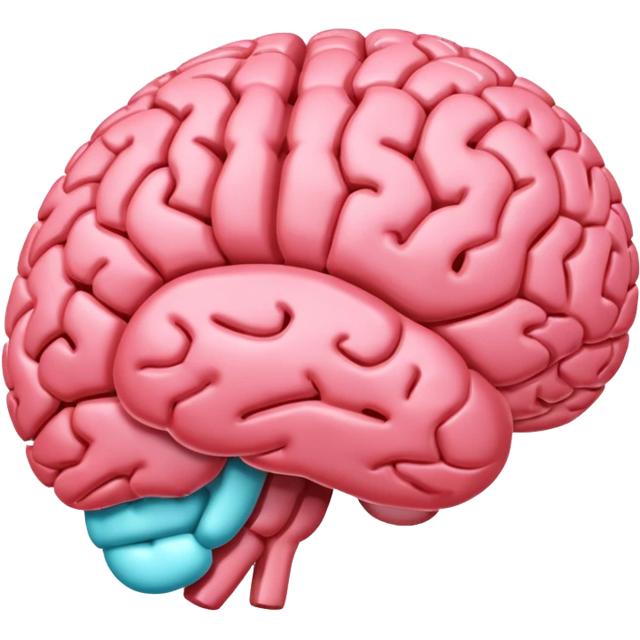 brain: 3d Icon with color of D0B8FF
 emoji