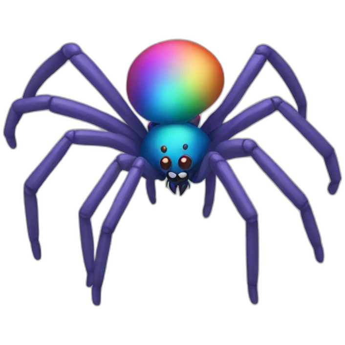 Rainbow Spider Full Body emoji