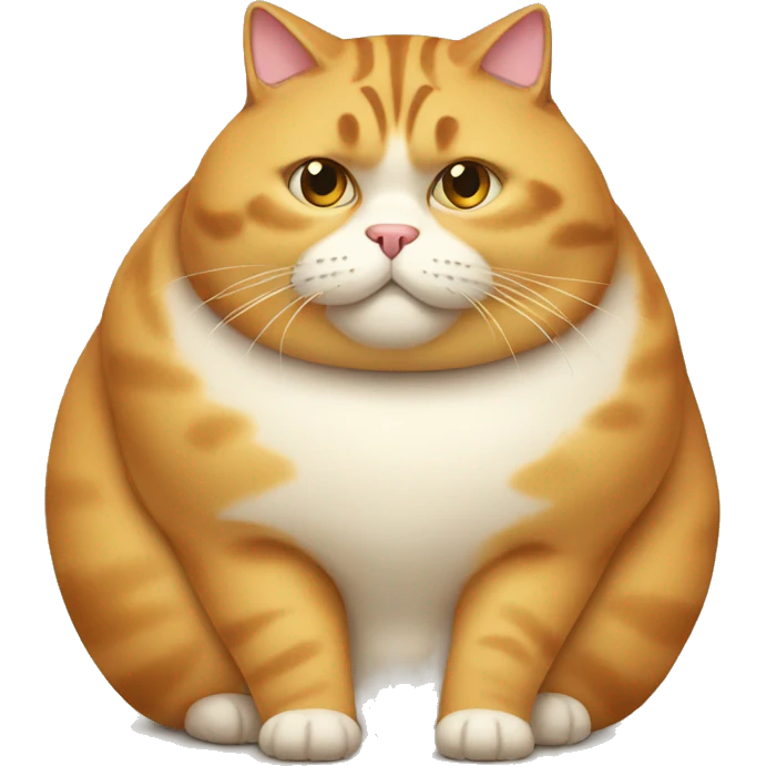 extremely fat cat emoji emoji