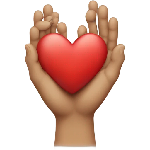 heart with hands emoji