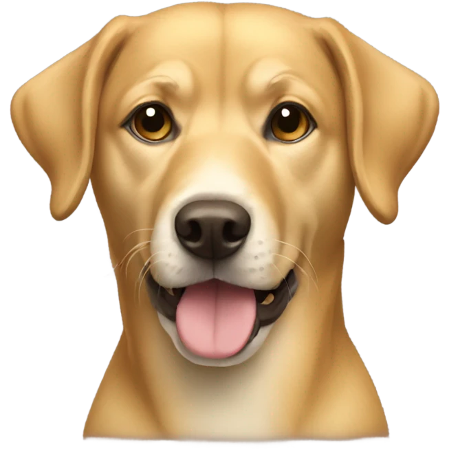 Golden wertrever dog emoji