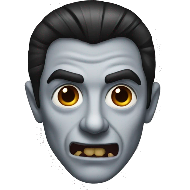 Dracula mean emoji