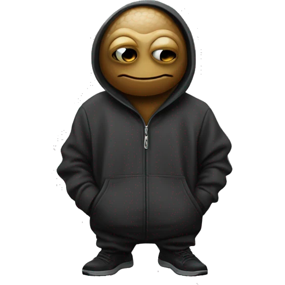 Snail and a tracksuit looking like he’s in the mafia. emoji