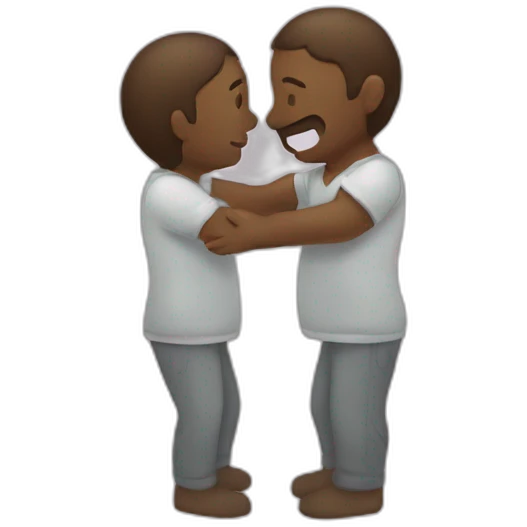 hugging mirror reflection emoji