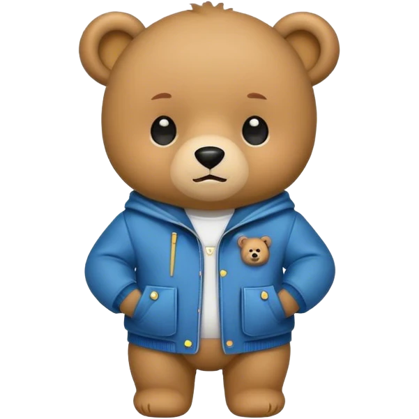 Baby With jacket bear  emoji