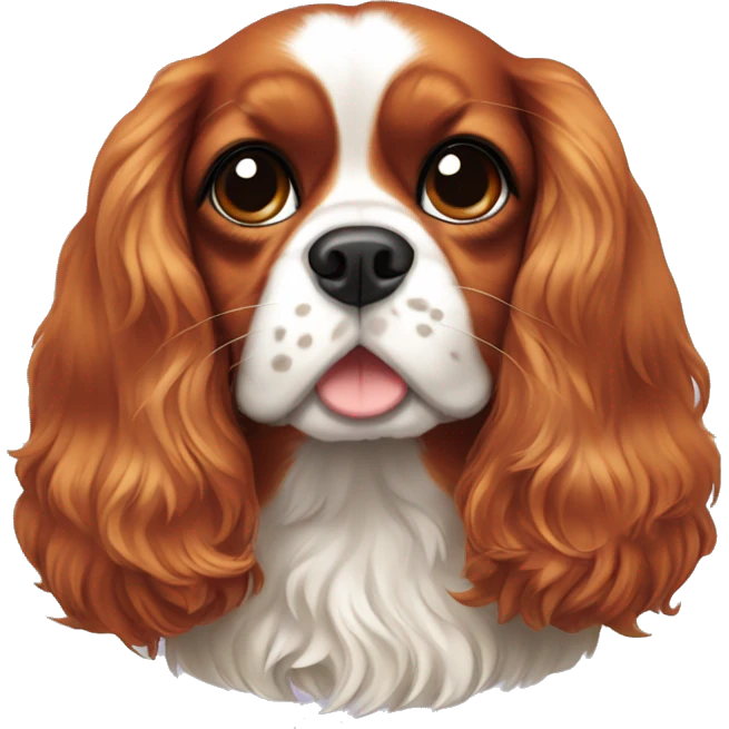 Cavalier King Charles spaniel emoji
