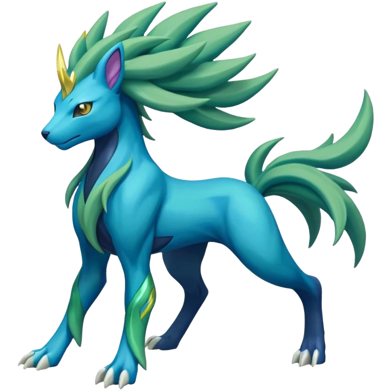 Manectric-Suicune-Virizion-Zygarde-fusion-hybrid-creature  emoji