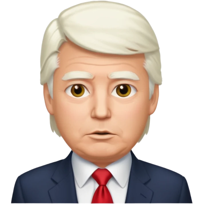 White hair trump emoji