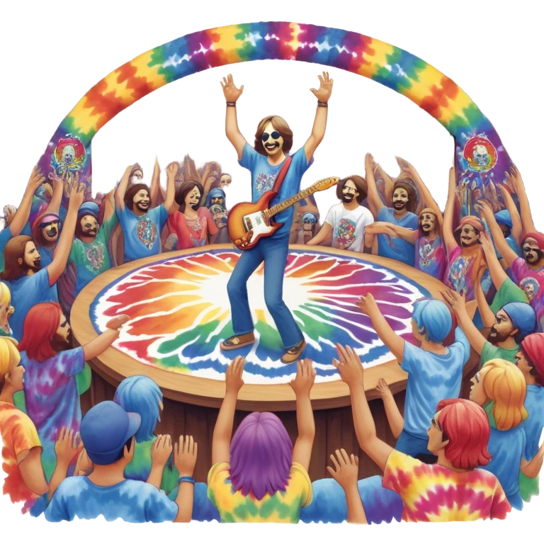Grateful Dead concert emoji