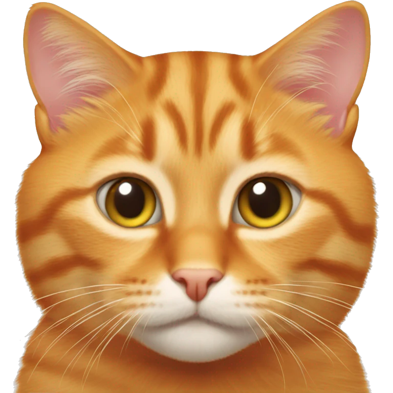 Orange tabby cat emoji
