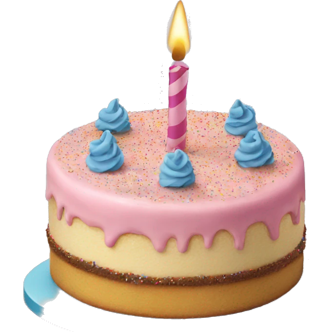 Birthday cake emoji