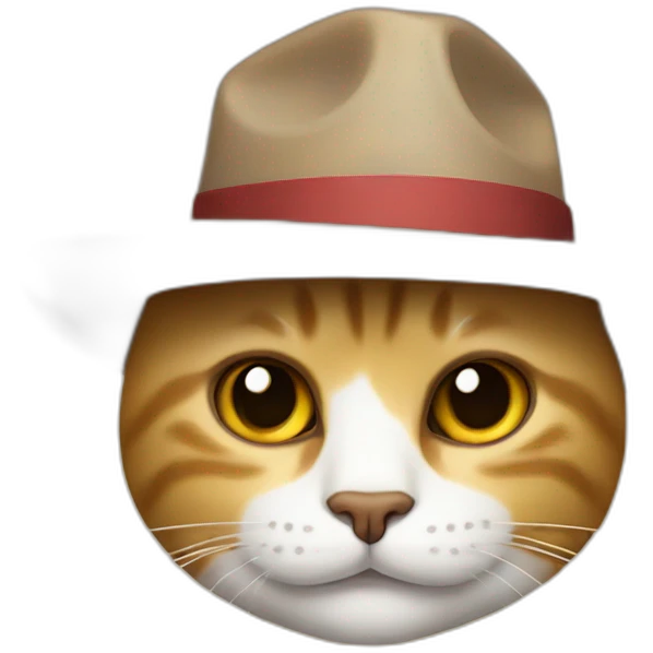 gato con sombrero emoji
