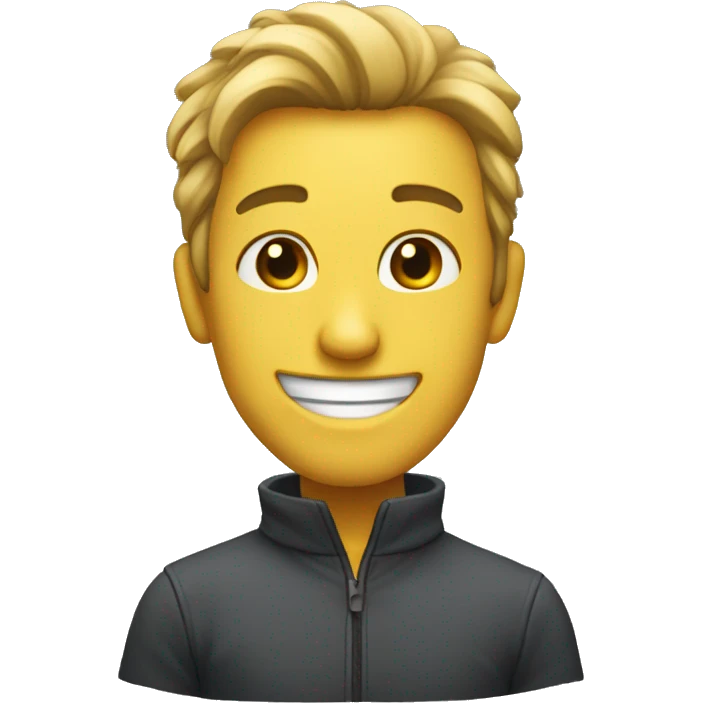 Uncanny smile emoji