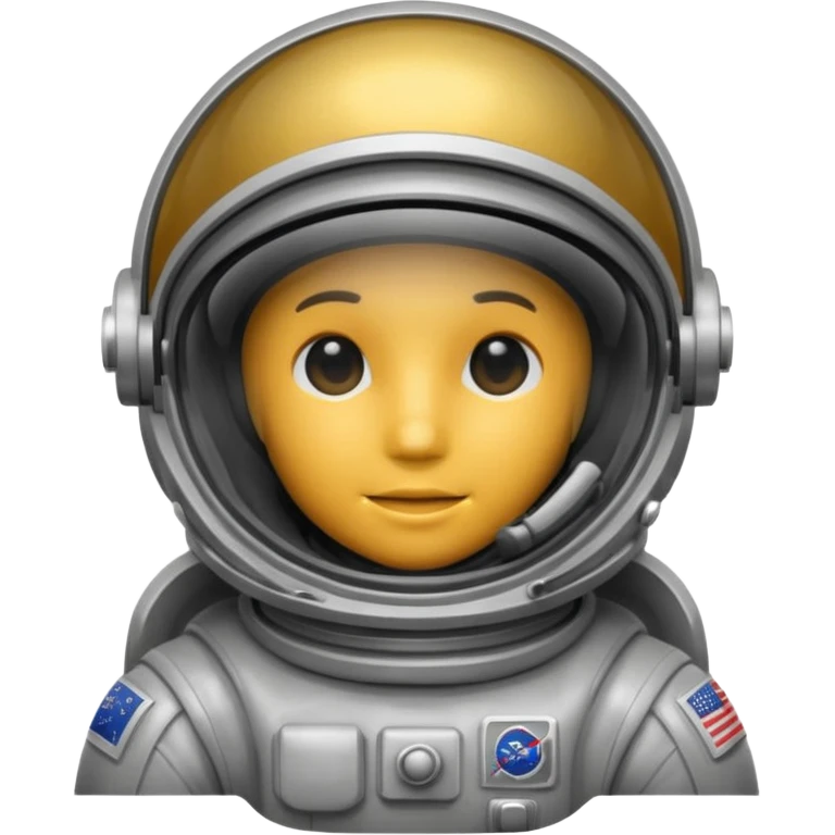 dark grey astronaut helmet  emoji