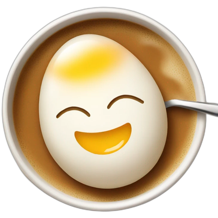 egg coffee emoji