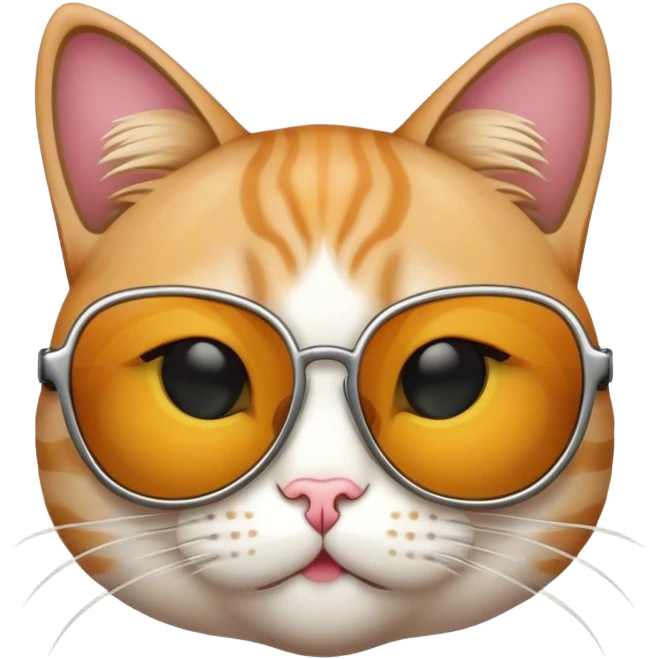 Cat with sunglassest  emoji