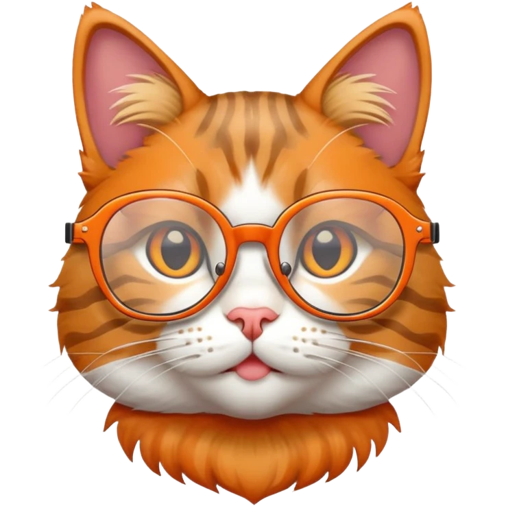 Gato con gafas  emoji