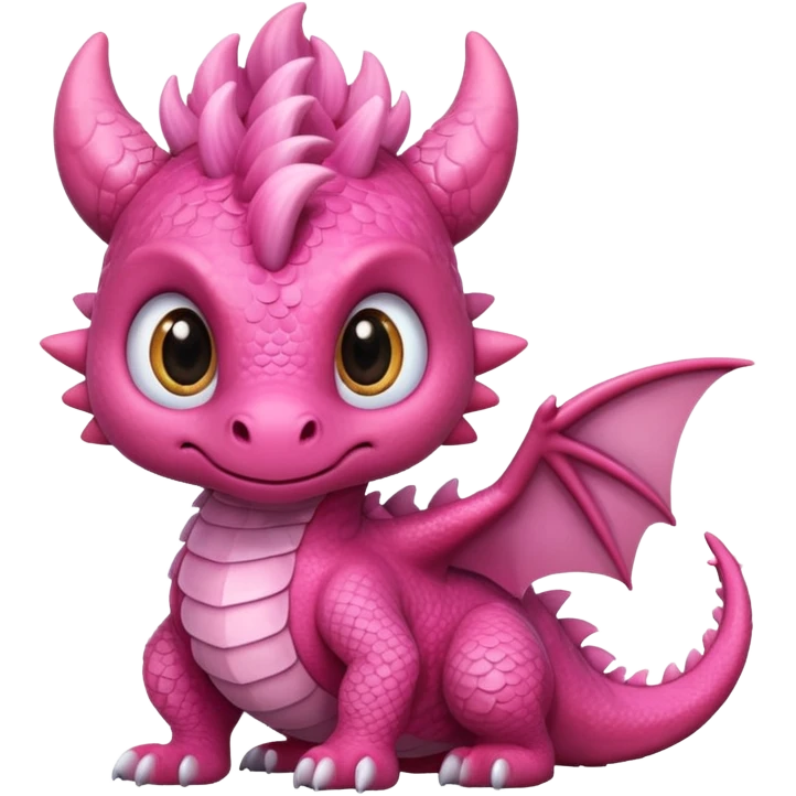 pink cute dragon emoji