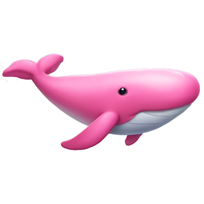 pink whale emoji