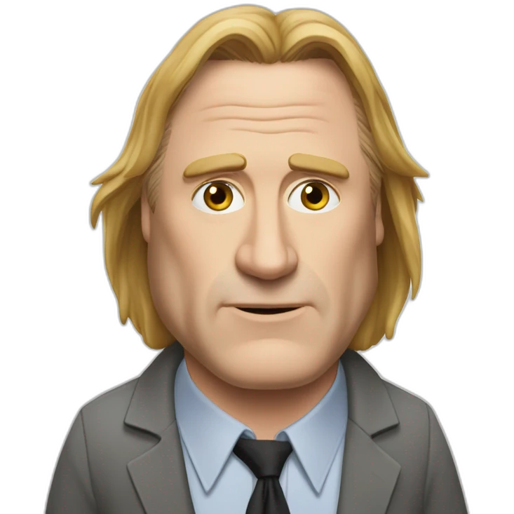 Dwight shrute ami avec depardieu emoji