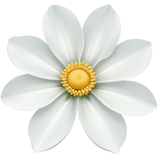 Flor blanca  emoji