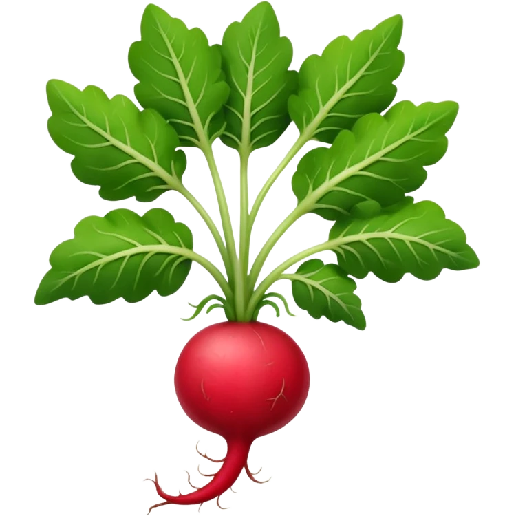 radish plant emoji