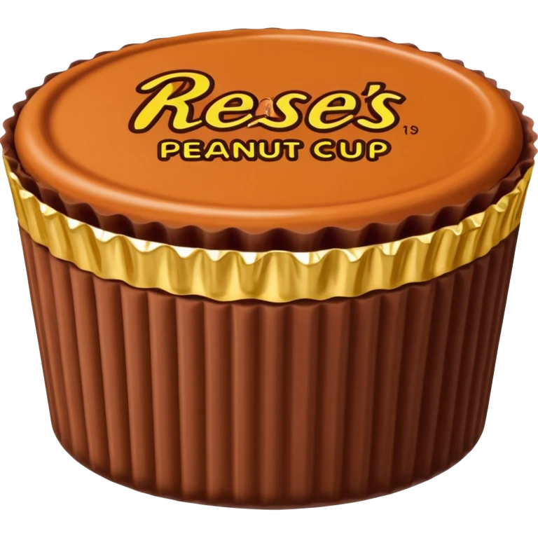 reeses peanut butter cup exact replica emoji