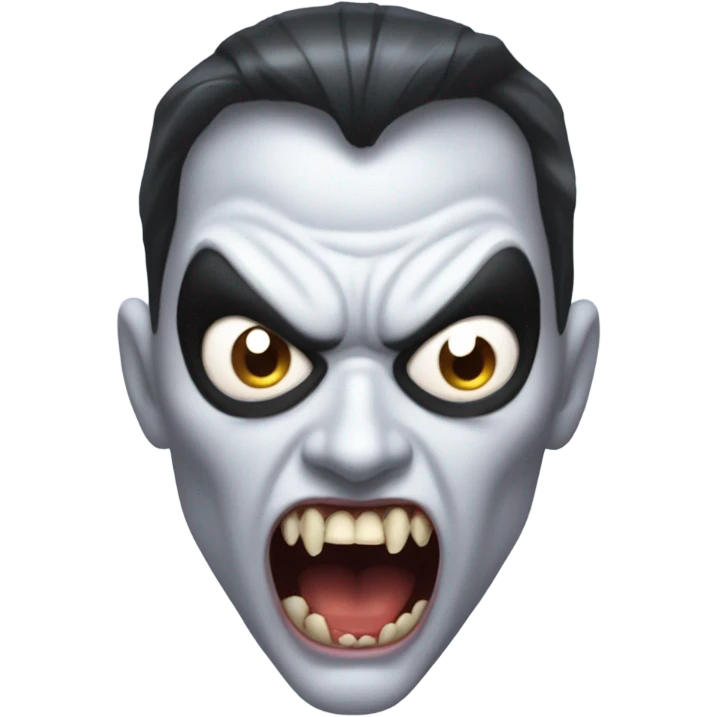 Spider-Man as ghost vampire angry emoji
