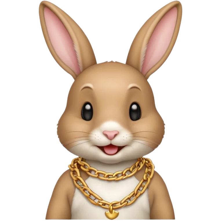 A little rabbit who loves to laugh make it drake emoji