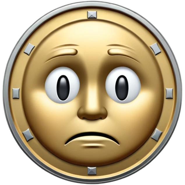 25 cent sad face art emoji